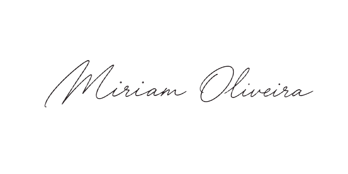 Assinatura de Miriam Oliveira